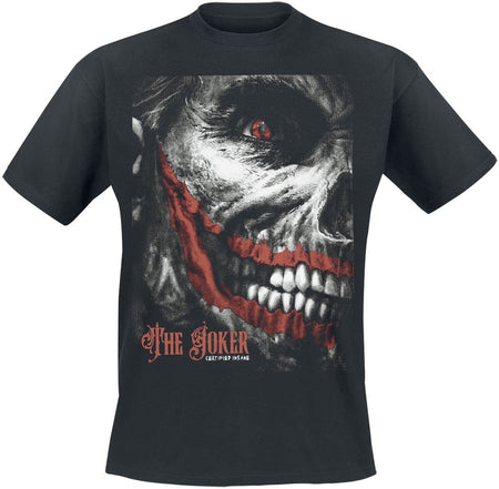 T-Shirt Manches courtes  de Batman - The Joker - Why So Serious? - S à 3XL - pour Homme - noir - Batman