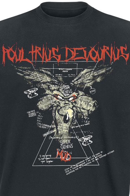 T-Shirt Manches courtes  de Looney Tunes - Coyote - S à 3XL - pour Homme - noir - Looney Tunes - View 2