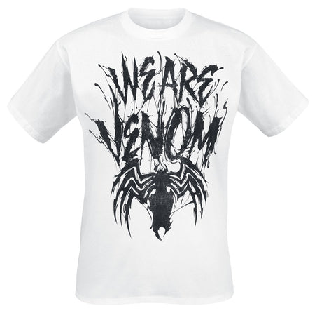 T-Shirt Manches courtes Disney de Venom (Marvel) - We Are Venom - S à XXL - pour Homme - blanc - Venom (Marvel)