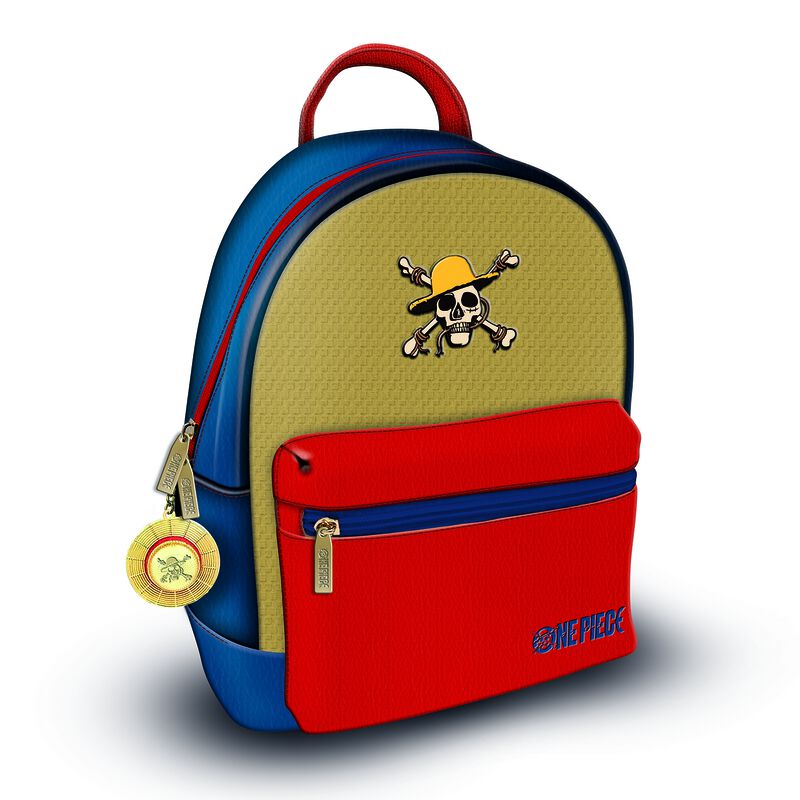 Mini Sac À Dos  de One Piece - Luffy - pour Unisexe - bleu/rouge/jaune - One Piece