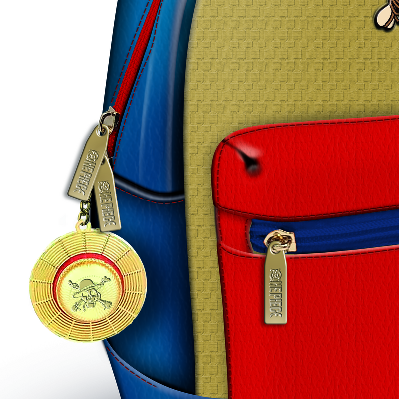 Mini Sac À Dos  de One Piece - Luffy - pour Unisexe - bleu/rouge/jaune - One Piece - View 2