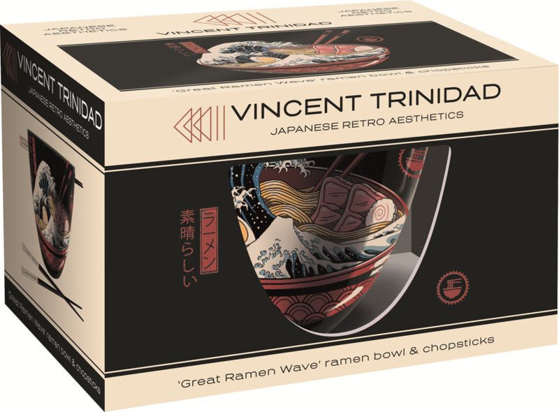 Plateaux  de Trinidad, Vincent - Ramen Bowl & Stäbchen (Great Ramen Wave) - pour Indifférent - multicolore - Trinidad, Vincent - View 2
