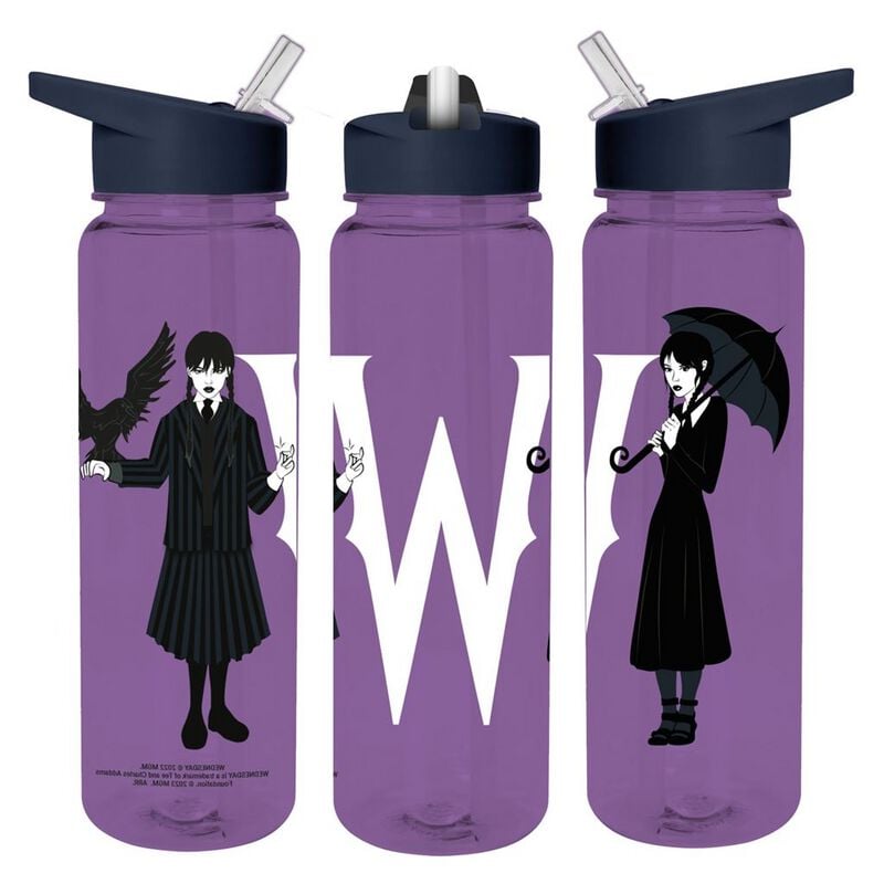 Gourde  de Wednesday - pour Indifférent - lilas/noir - Wednesday