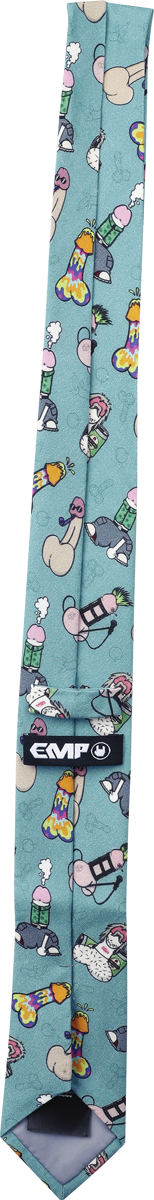 Cravate Fun de Fun & Lifestyle - Pimmel-Krawatte - pour Unisexe - bleu/gris - Fun & Lifestyle - View 2