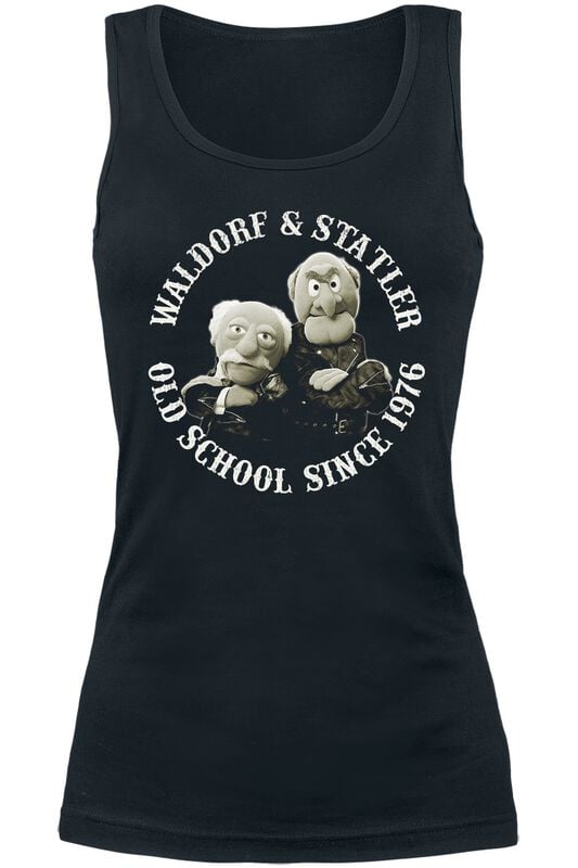 Débardeur  de Le Muppet Show - Waldorf & Statler - Old School - S à XXL - pour Femme - noir - Le Muppet Show