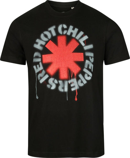T-Shirt Manches courtes  de Red Hot Chili Peppers - Stencil Asterix - Heavyweight - S à 5XL - pour Homme - noir - Red Hot Chili Peppers