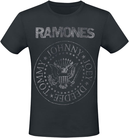 T-Shirt Manches courtes  de Ramones - Hey Ho Let's Go - Heavyweight - S à 3XL - pour Homme - noir - Ramones