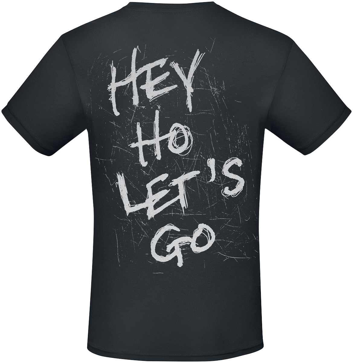 T-Shirt Manches courtes  de Ramones - Hey Ho Let's Go - Heavyweight - S à 3XL - pour Homme - noir - Ramones - View 2