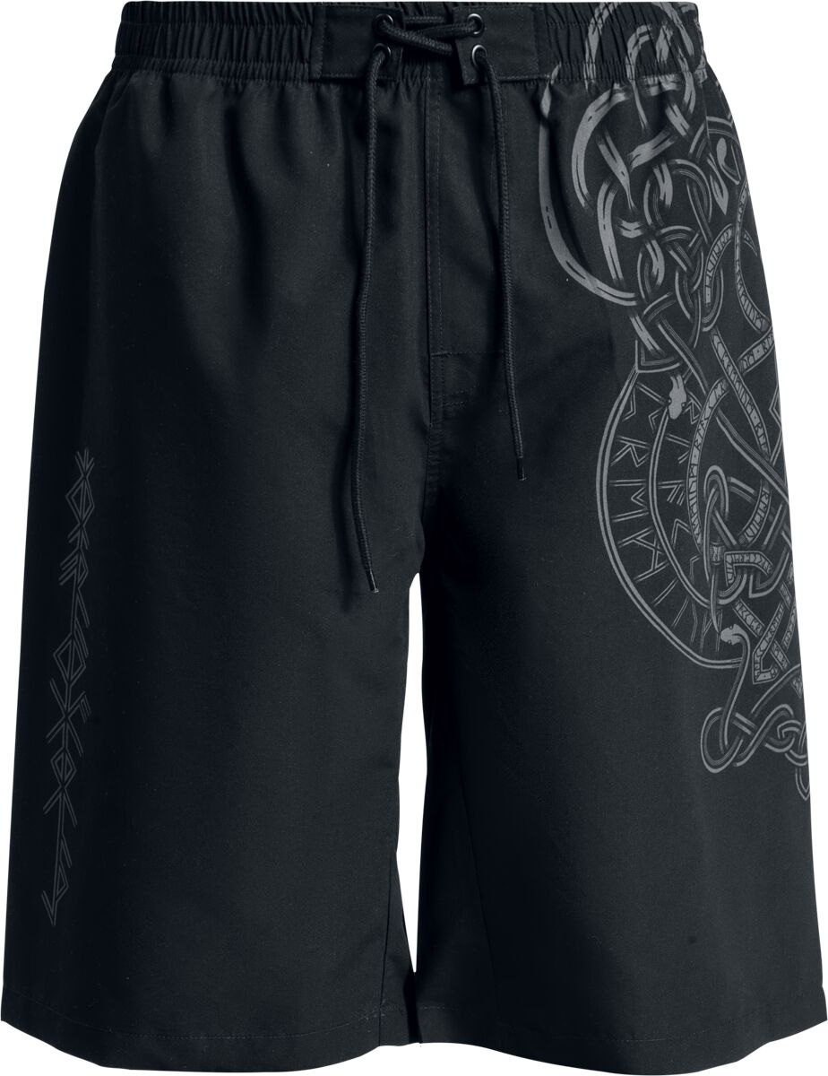 Short de bain  de Black Premium by EMP - Celtic Snake - S à XXL - pour Homme - noir - Black Premium by EMP