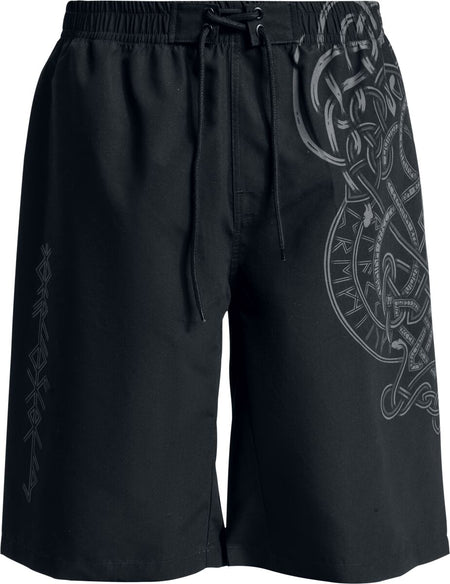 Short de bain  de Black Premium by EMP - Celtic Snake - S à XXL - pour Homme - noir - Black Premium by EMP