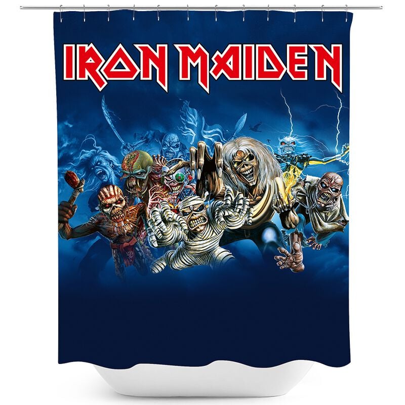 Rideau de douche  de Iron Maiden - Wasted years - pour Unisexe - multicolore - Iron Maiden