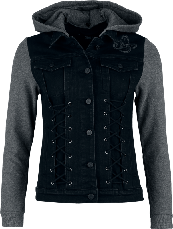 Veste en Jean  de Black Premium by EMP - Serpent Celtique - Veste en Jean - S à XXL - pour Femme - noir - Black Premium by EMP - View 2