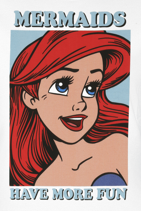 T-Shirt Manches courtes Disney de La Petite Sirène - The Little Mermaid Fun - S à XXL - pour Femme - blanc - La Petite Sirène - View 2