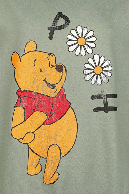 Sweat-shirt Disney de Winnie L'Ourson - Winnie L'Ourson - Nature - S à M - pour Femme - vert - Winnie L'Ourson - View 2