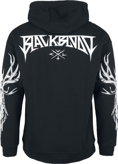 Sweat-shirt à capuche Gothic de Black Blood by Gothicana - Occult Horror - S à XXL - pour Homme - noir - Black Blood by Gothicana - View 2