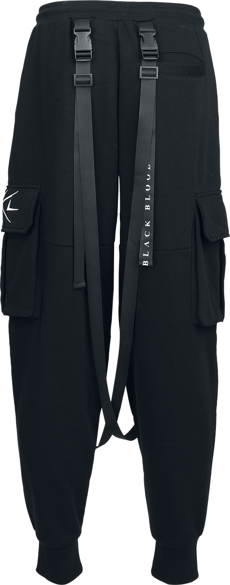 Bas de survêtement Gothic de Black Blood by Gothicana - Occult Horror - S à XXL - pour Homme - noir - Black Blood by Gothicana - View 2