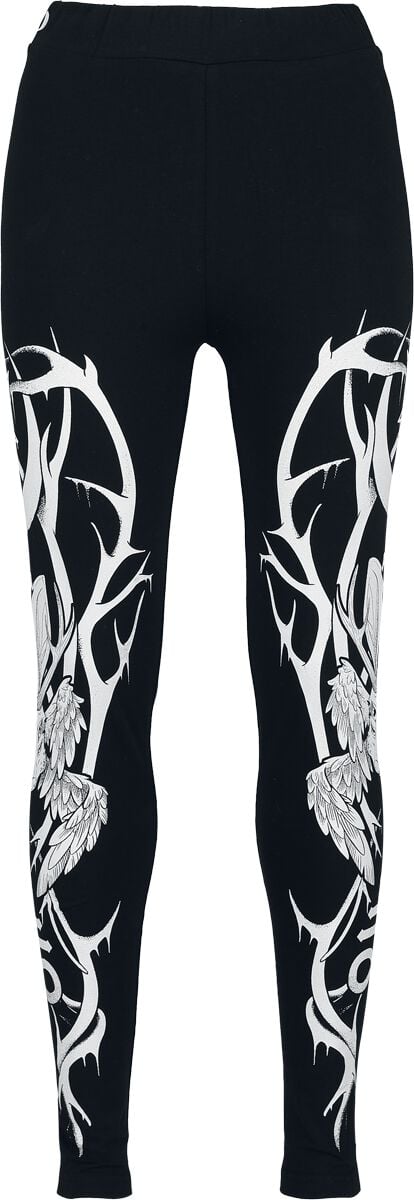 Legging Gothic de Black Blood by Gothicana - Occult Horror - S à XXL - pour Femme - multicolore - Black Blood by Gothicana