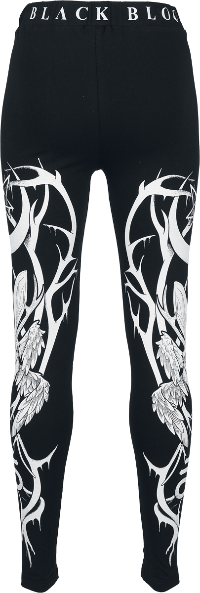 Legging Gothic de Black Blood by Gothicana - Occult Horror - S à XXL - pour Femme - multicolore - Black Blood by Gothicana - View 2