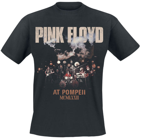 T-Shirt Manches courtes  de Pink Floyd - Pompeii Live Photo - S à 3XL - pour Homme - noir - Pink Floyd