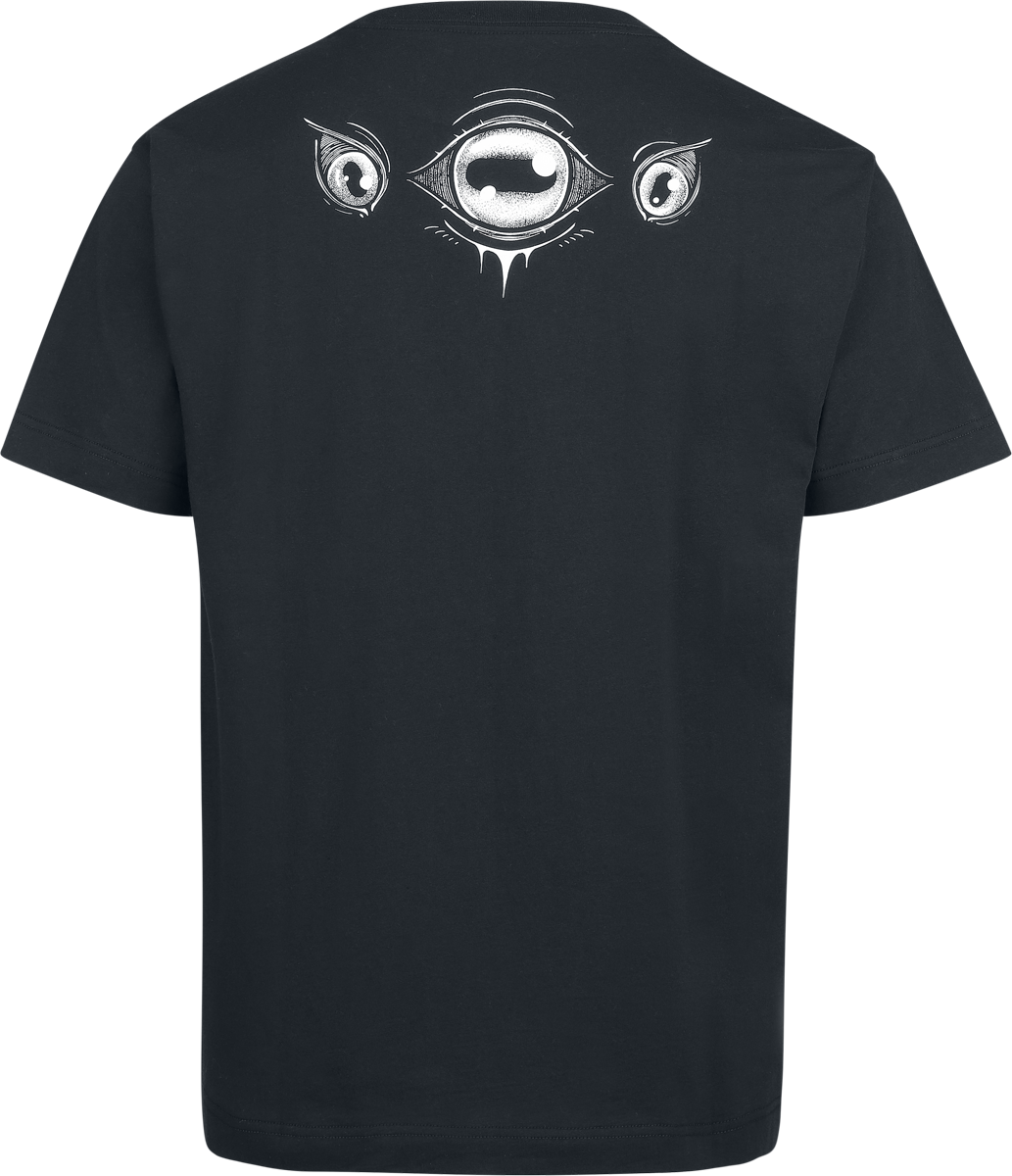 T-Shirt Manches courtes Gothic de Black Blood by Gothicana - Occult Horror - S à XXL - pour Homme - noir - Black Blood by Gothicana - View 2