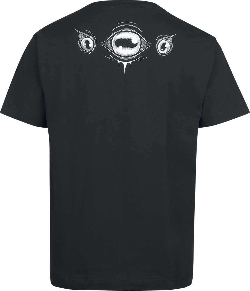 T-Shirt Manches courtes Gothic de Black Blood by Gothicana - Occult Horror - S à XXL - pour Homme - noir - Black Blood by Gothicana - View 2
