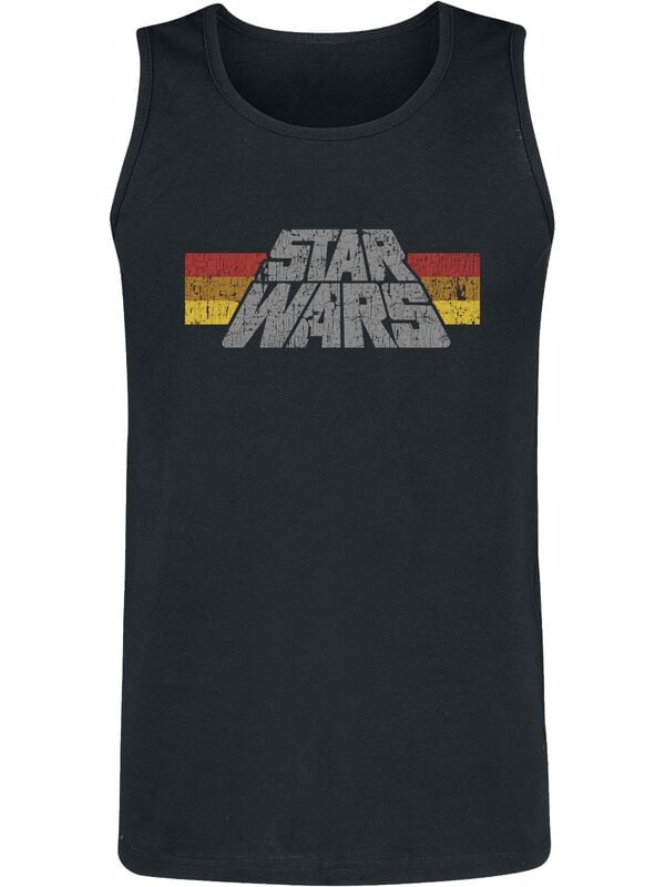 Débardeur  de Star Wars - Logo Vintage - S à XXL - pour Homme - noir - Star Wars