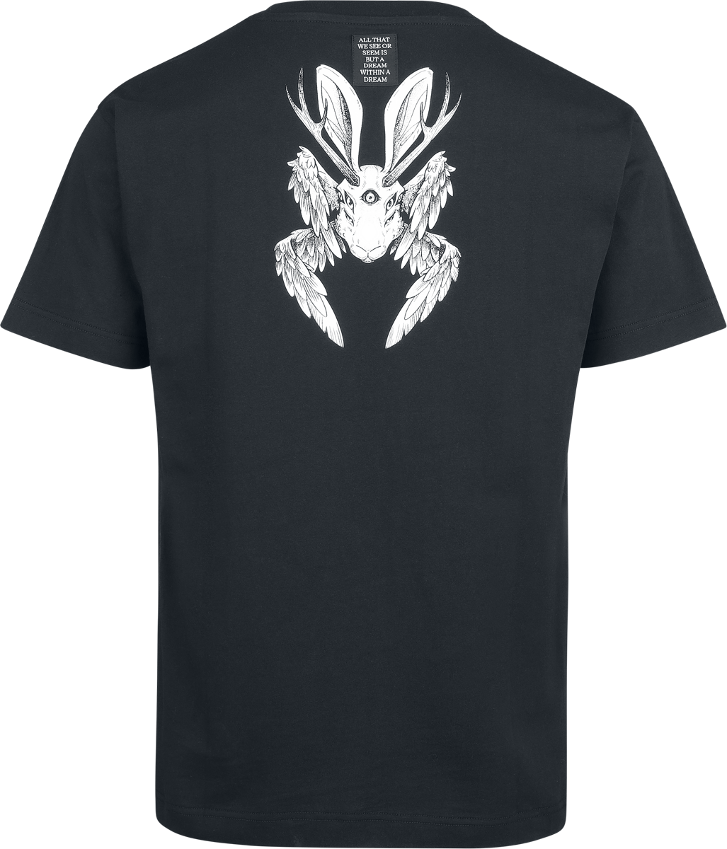 T-Shirt Manches courtes Gothic de Black Blood by Gothicana - Occult Horror - S à XXL - pour Homme - noir - Black Blood by Gothicana - View 2