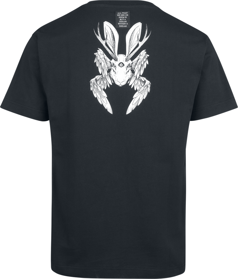 T-Shirt Manches courtes Gothic de Black Blood by Gothicana - Occult Horror - S à XXL - pour Homme - noir - Black Blood by Gothicana - View 2