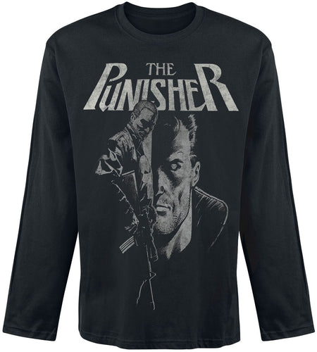 T-shirt manches longues Disney de The Punisher - Punisher Rifle - S à XXL - pour Homme - noir - The Punisher