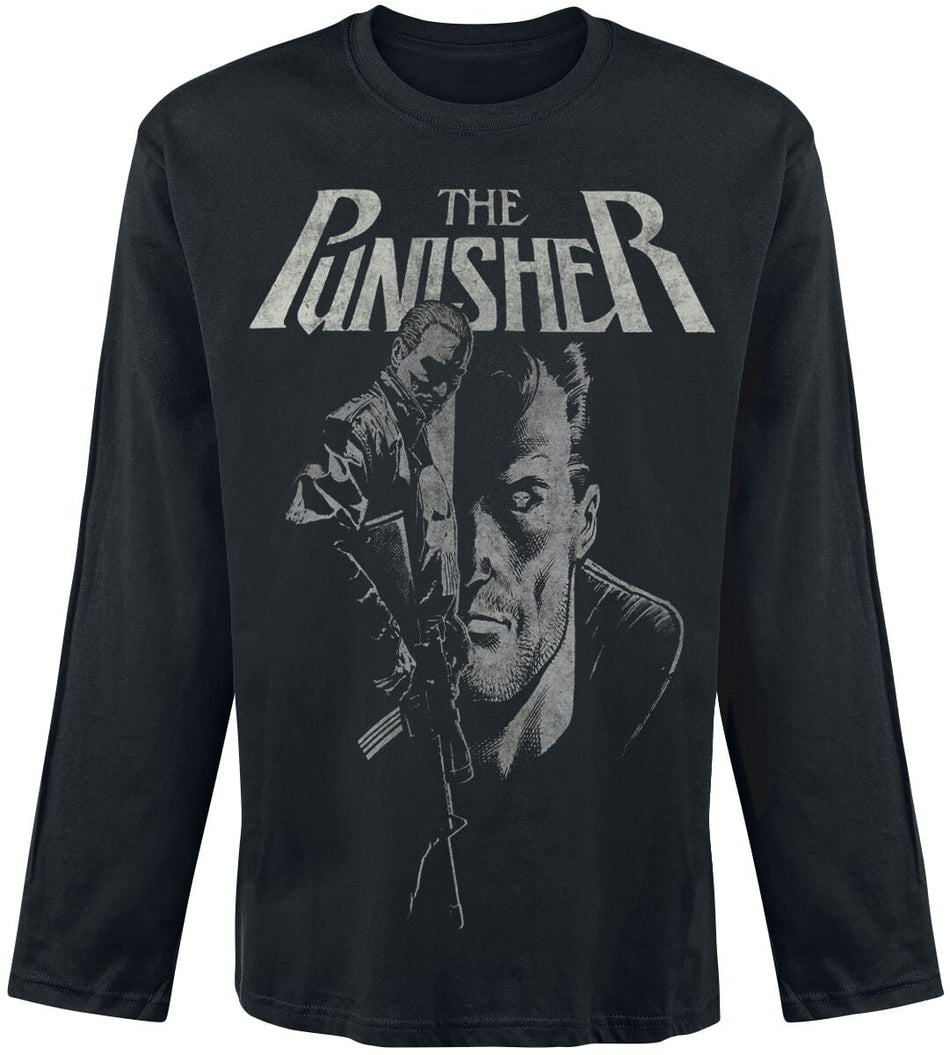 T-shirt manches longues Disney de The Punisher - Punisher Rifle - S à XXL - pour Homme - noir - The Punisher