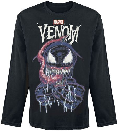 T-shirt manches longues Disney de Venom (Marvel) - Venom - Rictus - S à XXL - pour Homme - noir - Venom (Marvel)