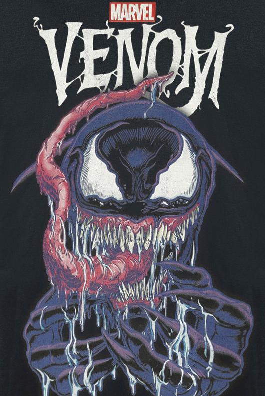 T-shirt manches longues Disney de Venom (Marvel) - Venom - Rictus - S à XXL - pour Homme - noir - Venom (Marvel) - View 2