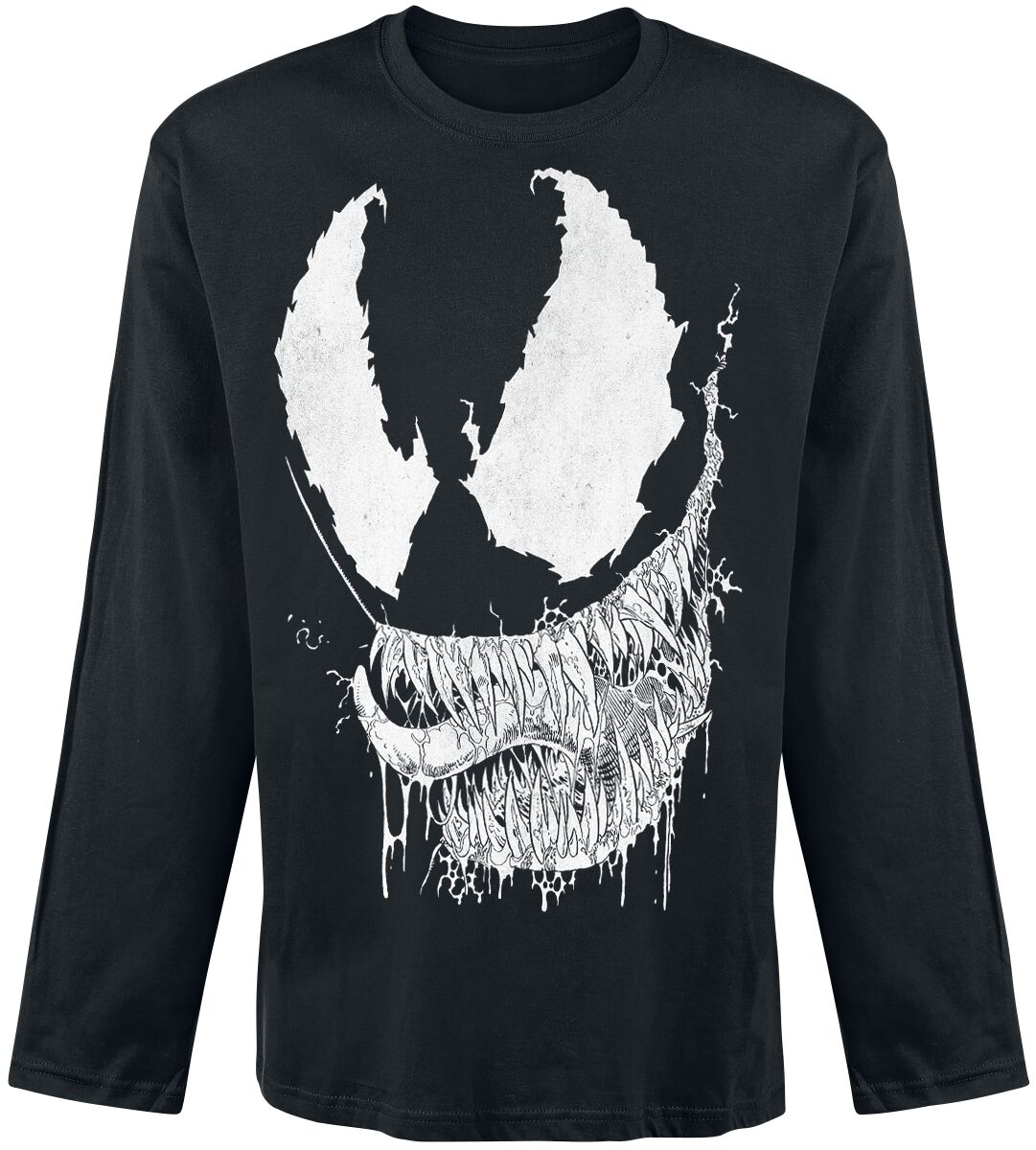 T-shirt manches longues Disney de Venom (Marvel) - Venom Saliva - S à XL - pour Homme - noir - Venom (Marvel)