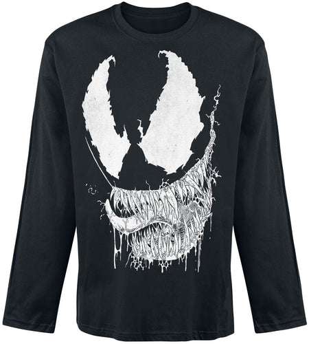 T-shirt manches longues Disney de Venom (Marvel) - Venom Saliva - S à XL - pour Homme - noir - Venom (Marvel)
