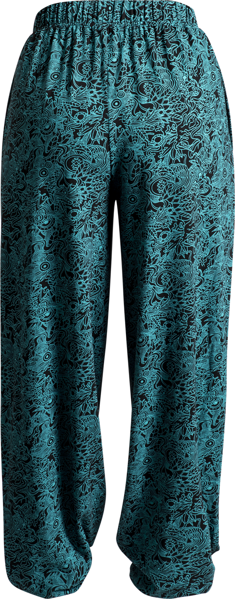 Pantalon en toile  de RED by EMP - Pantalon Imprimé Intégral - S à XXL - pour Femme - noir - RED by EMP - View 2