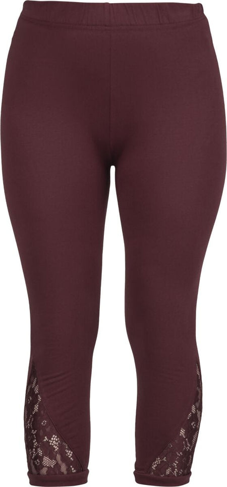 Legging  de RED by EMP - Leggings avec Dentelle - S à XXL - pour Femme - rouge - RED by EMP