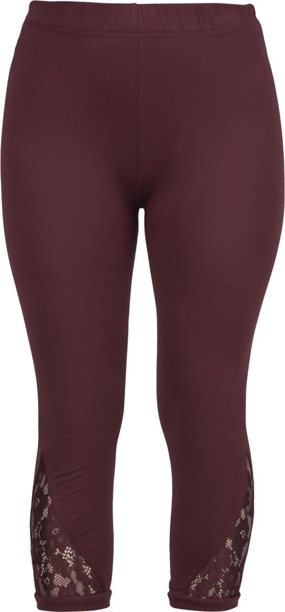 Legging  de RED by EMP - Leggings avec Dentelle - S à XXL - pour Femme - rouge - RED by EMP