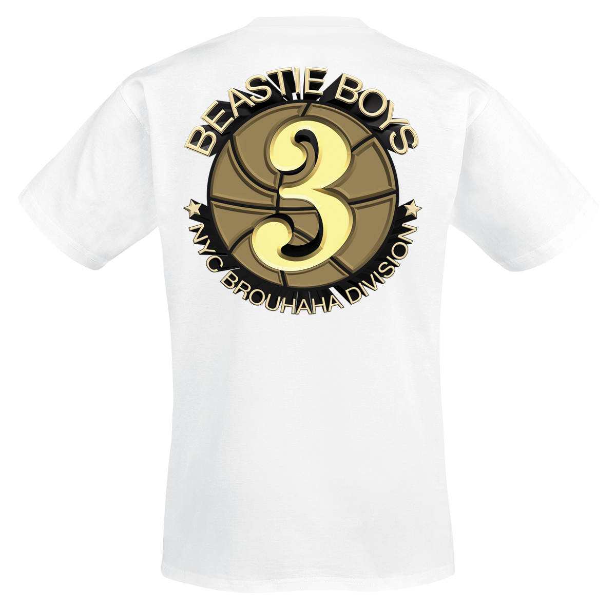 T-Shirt Manches courtes  de Beastie Boys - NYC Brouhaha Division - S à XXL - pour Homme - blanc - Beastie Boys - View 2