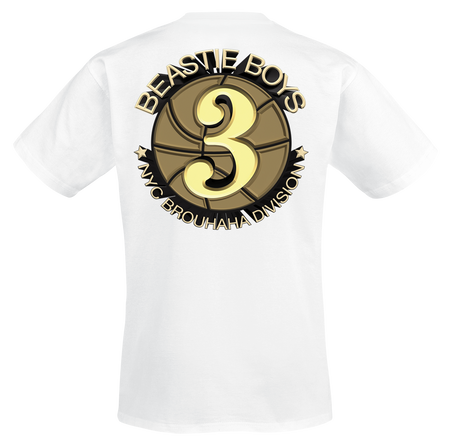 T-Shirt Manches courtes  de Beastie Boys - NYC Brouhaha Division - S à XXL - pour Homme - blanc - Beastie Boys - View 2