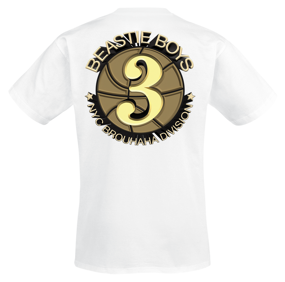 T-Shirt Manches courtes  de Beastie Boys - NYC Brouhaha Division - S à XXL - pour Homme - blanc - Beastie Boys - View 2