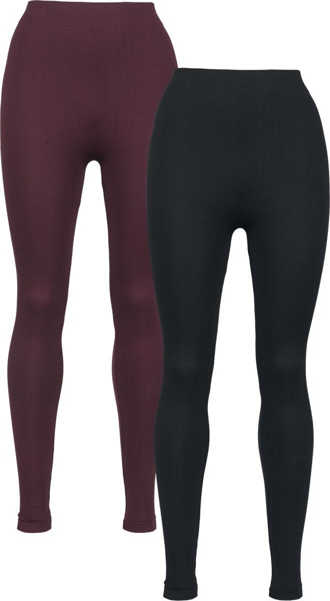 Legging  de RED by EMP - Built For Double Comfort - M à 5XL - pour Femme - noir/lilas - RED by EMP
