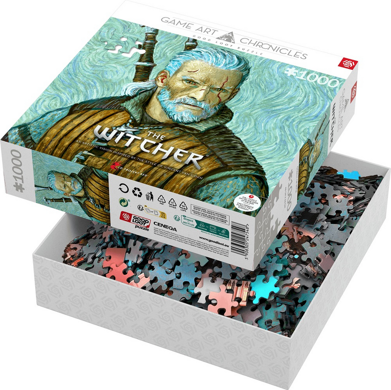Puzzle  de The Witcher - Geralt of Rivia & Vincent van Gogh - pour Indifférent - Standard - The Witcher - View 2