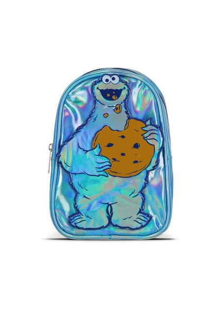 Mini Sac À Dos  de Sesame Street - Cookie Monster - Shiny Mini Backpack - pour Unisexe - multicolore - Sesame Street