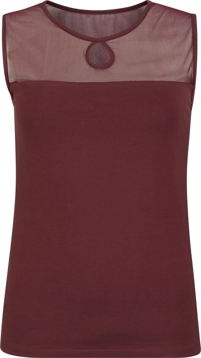 Top  de RED by EMP - Haut RED Avec Dentelle - S - pour Femme - bordeaux - RED by EMP