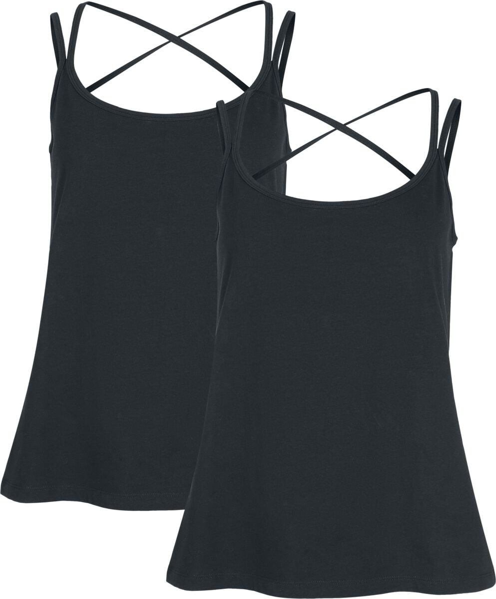 Top  de RED by EMP - Lot De 2 Hauts - Do What You Want - S à XXL - pour Femme - noir - RED by EMP