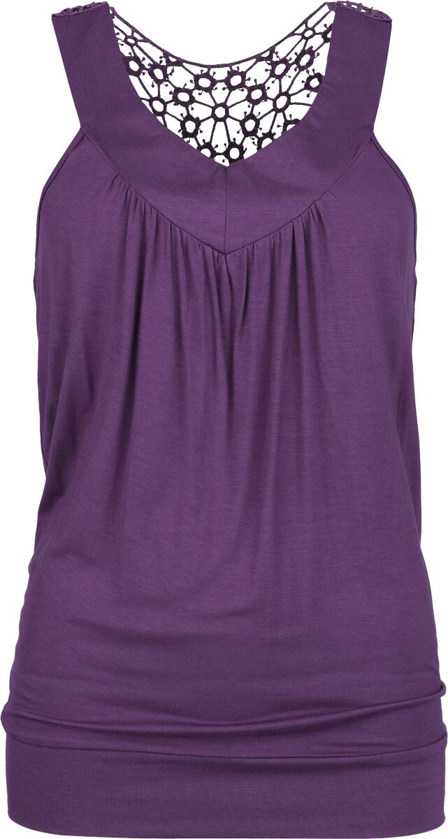 Top  de RED by EMP - Dos Nageur Avec Dentelle - S à XXL - pour Femme - violet - RED by EMP
