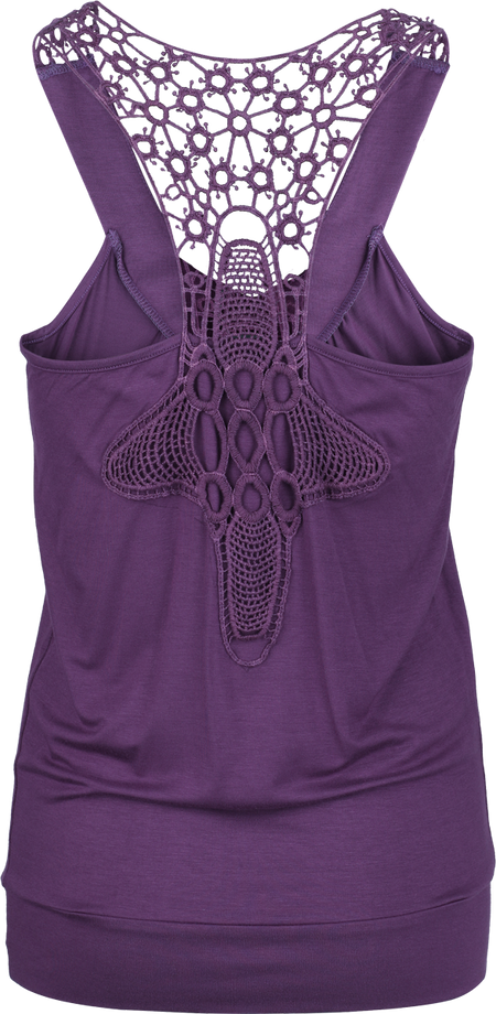 Top  de RED by EMP - Dos Nageur Avec Dentelle - S à XXL - pour Femme - violet - RED by EMP - View 2