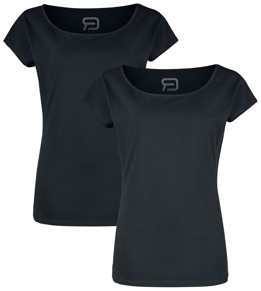 T-Shirt Manches courtes  de RED by EMP - T-Shirts (Lot de 2) - S à XXL - pour Femme - noir - RED by EMP