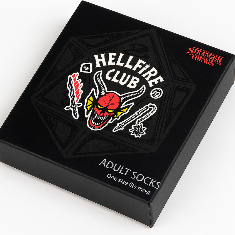 Chaussettes  de Stranger Things - Hellfire Club - one size - pour Unisexe - multicolore - Stranger Things - View 2