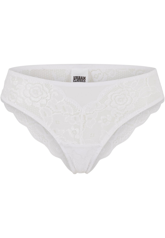 Sous-vêtement  de Urban Classics - Culottes Brésiliennes Dentelle - Lot de 2 - S à XL - pour Femme - blanc - Urban Classics - View 2